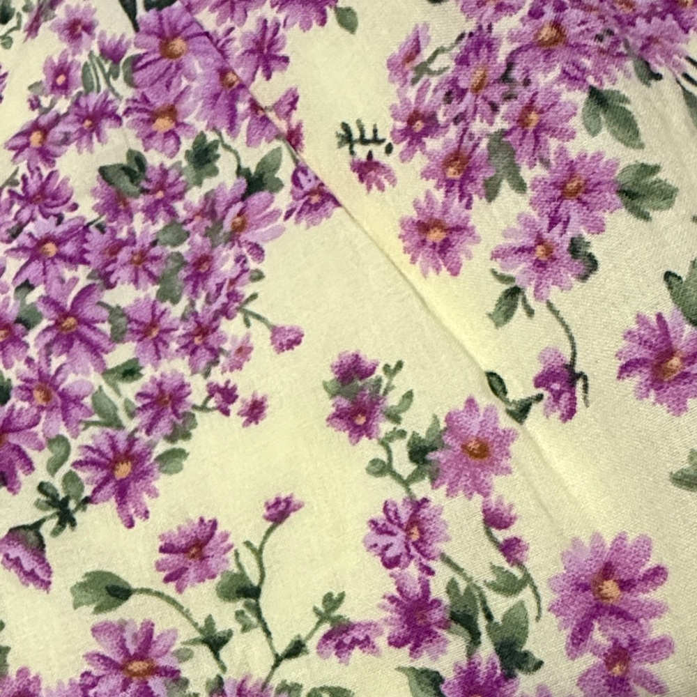 Heartloom Nicka Purple and Pale Yellow Floral Mini Dress Size Small NWT - Picture 7 of 13